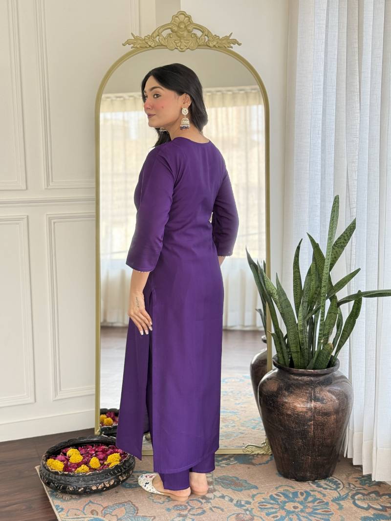 Dhruvi 305 Silk Fancy Neck Readymade Suit