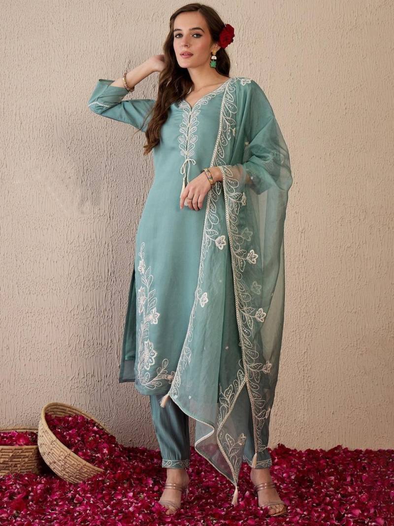 Kcn Series 1007 Roman Silk Readymade Suit