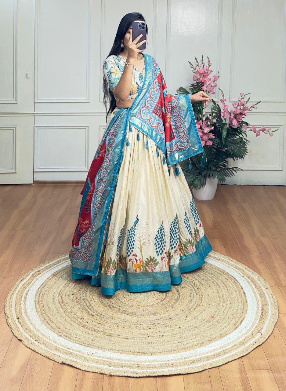 Scmd 02 Dola Silk Patola Print Lehenga Choli Collection
