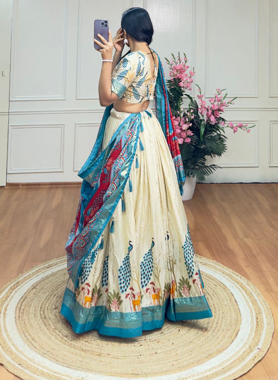 Scmd 02 Dola Silk Patola Print Lehenga Choli Collection