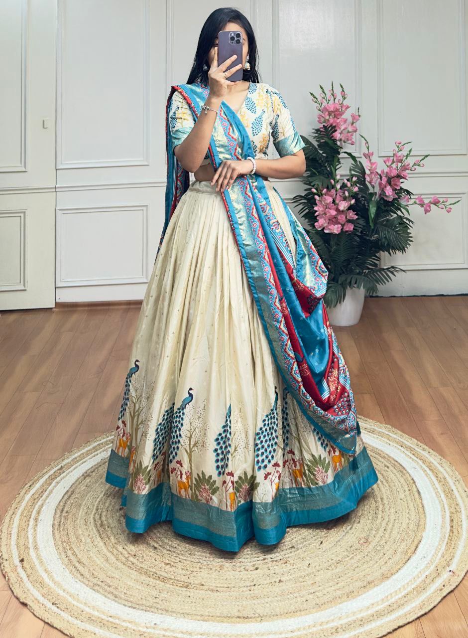Scmd 02 Dola Silk Patola Print Lehenga Choli Collection