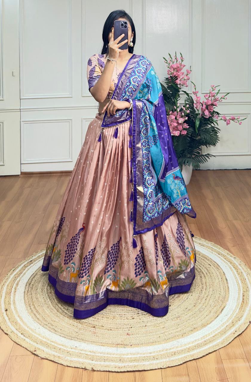 Scmd 02 Dola Silk Patola Print Lehenga Choli Collection