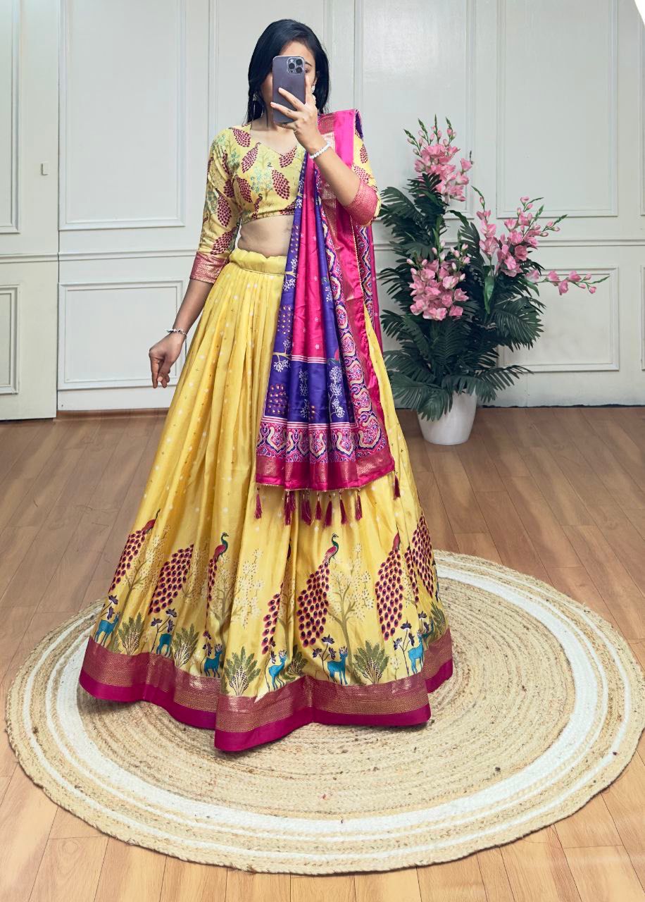Scmd 02 Dola Silk Patola Print Lehenga Choli Collection