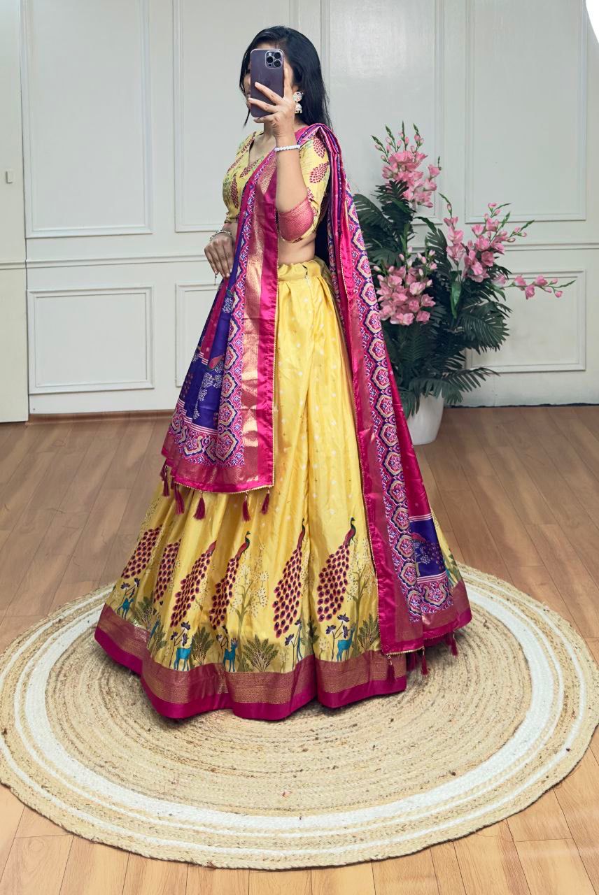 Scmd 02 Dola Silk Patola Print Lehenga Choli Collection