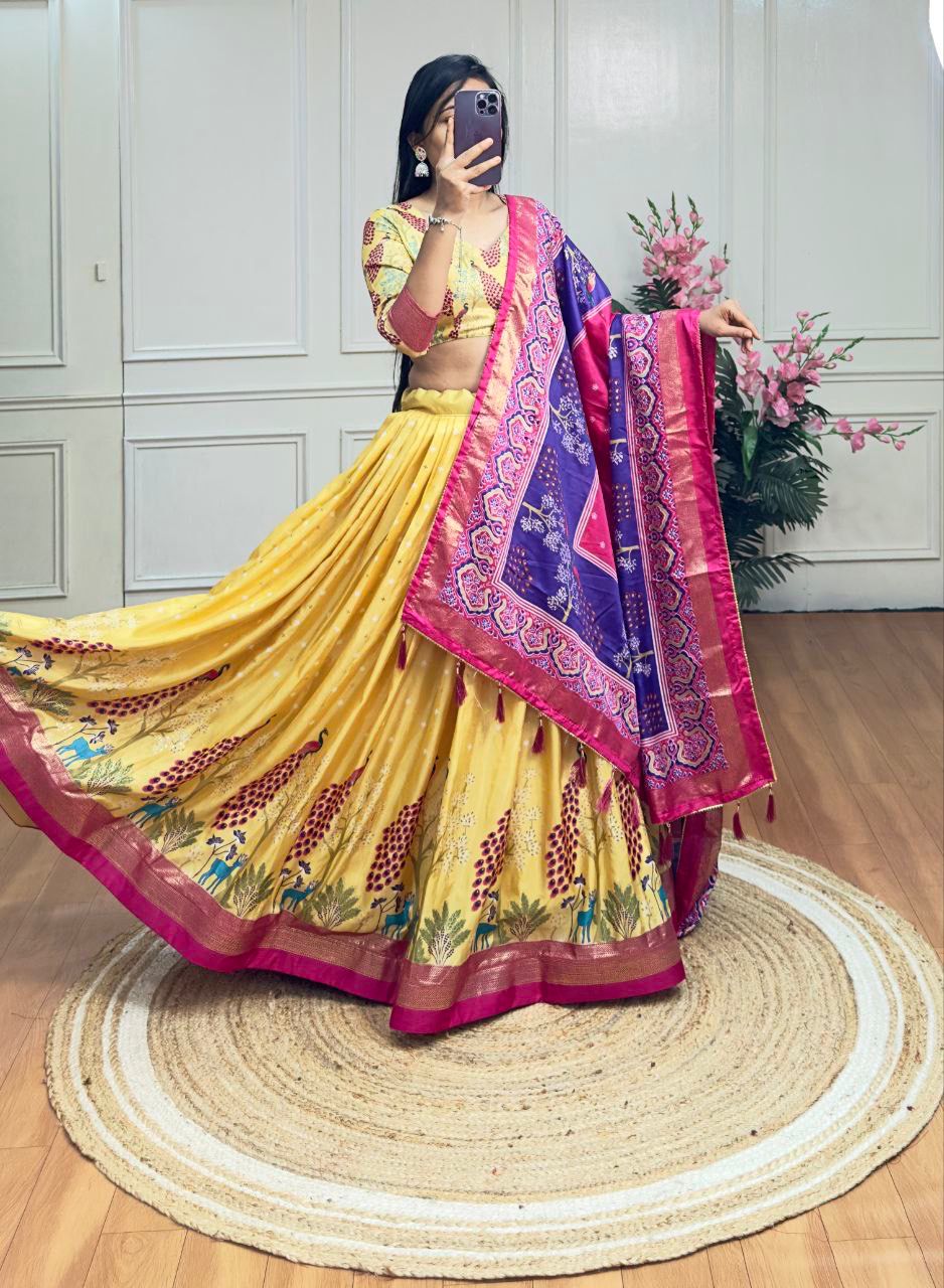 Scmd 02 Dola Silk Patola Print Lehenga Choli Collection