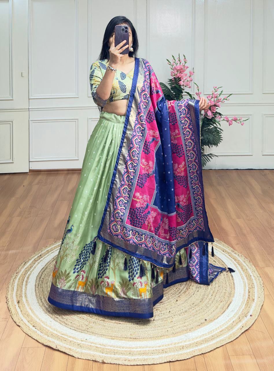 Scmd 02 Dola Silk Patola Print Lehenga Choli Collection