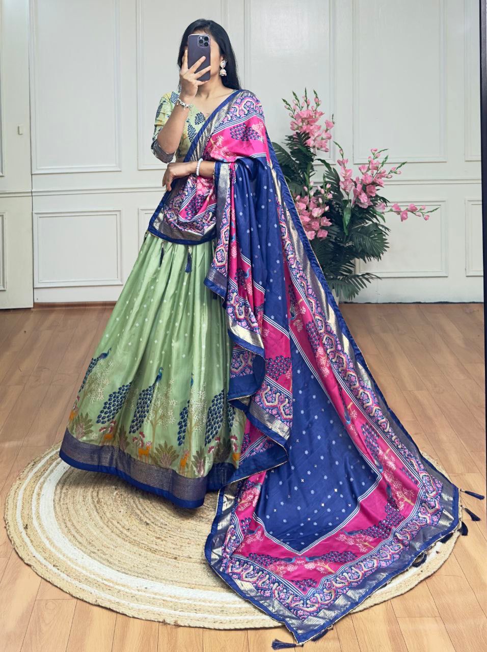 Scmd 02 Dola Silk Patola Print Lehenga Choli Collection