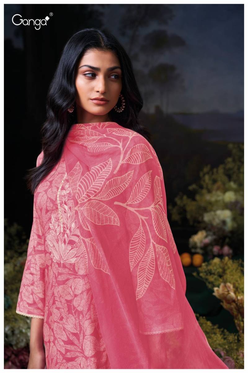 Ganga Chetna Cotton Printed Embroidered Salwar Kameez
