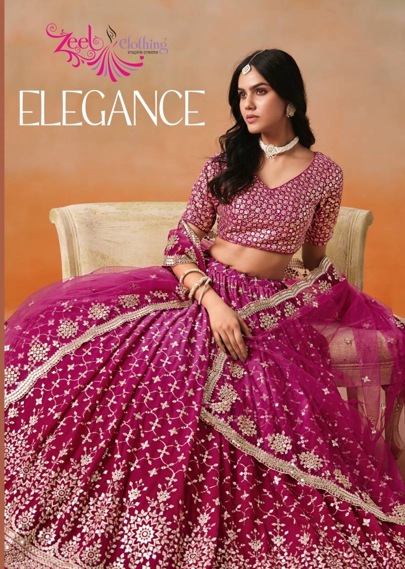 Zeel Elegance Georgette Designer Lehenga Choli Collection