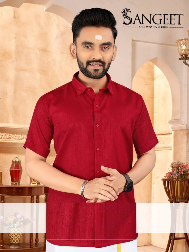 Sangeet Sanjay Semi Silk Mens Shirt Collection
