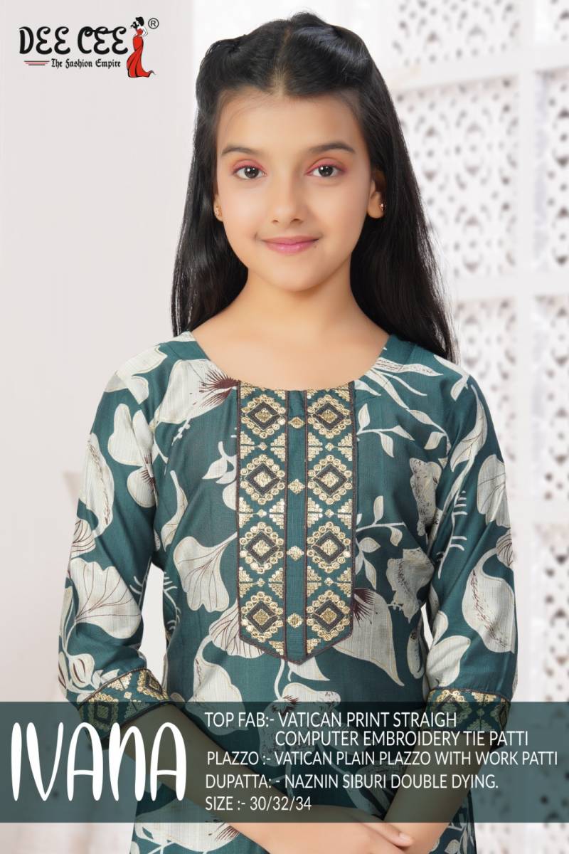 Deecee Ivana Vatican Printed Kurti Bottom With Dupatta Collection
