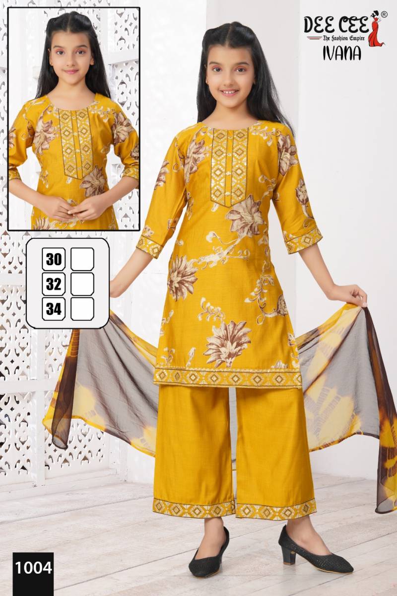 Deecee Ivana Vatican Printed Kurti Bottom With Dupatta Collection