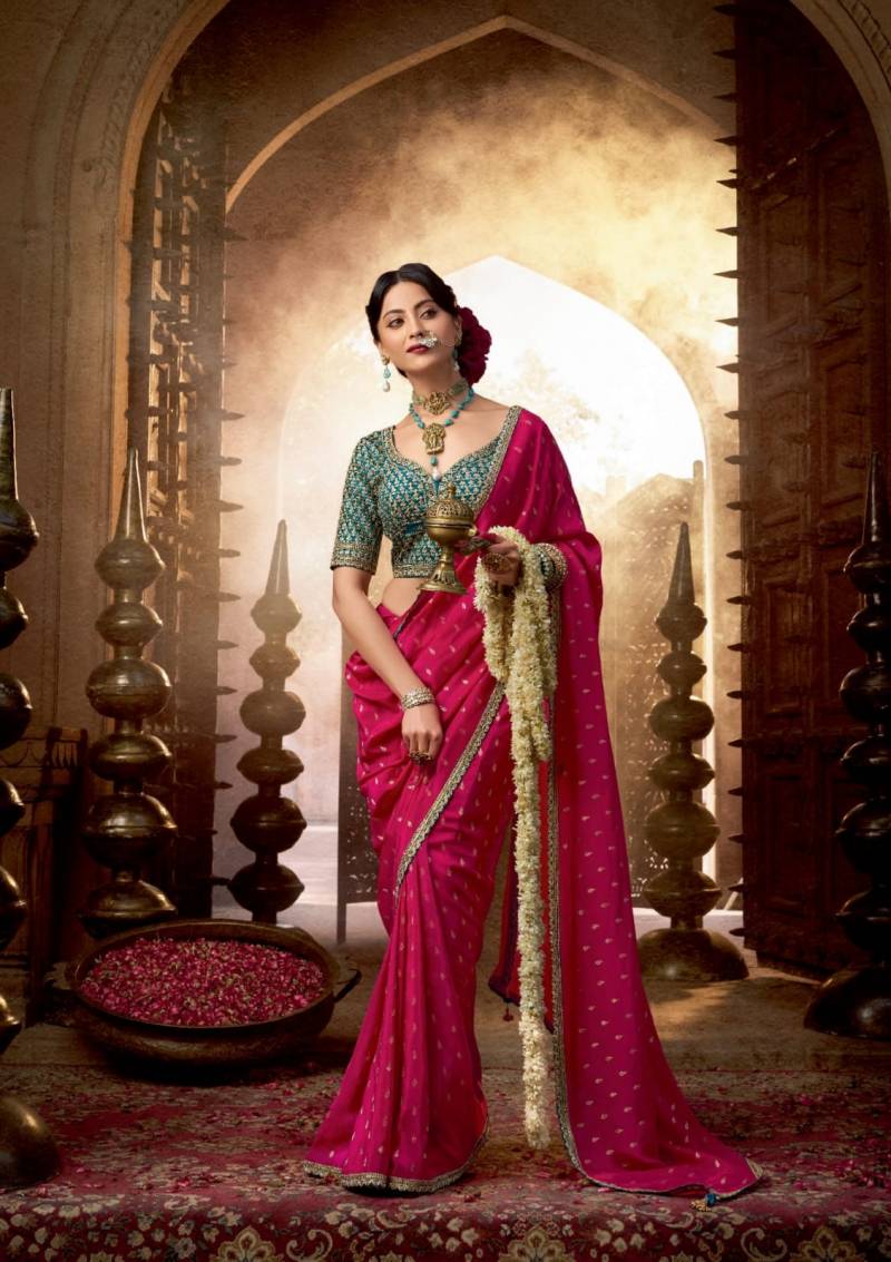 Kira Kashvi Viscose Crepe Based With Hand Dying Saree