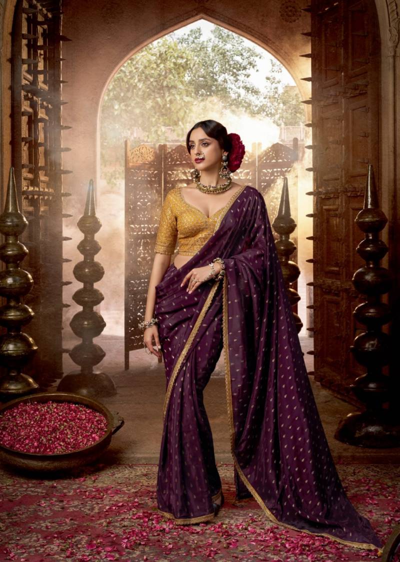 Kira Kashvi Viscose Crepe Based With Hand Dying Saree
