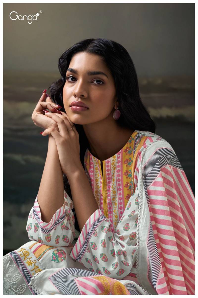 Ganga Diora Mul Printed Salwar Kameez Collection