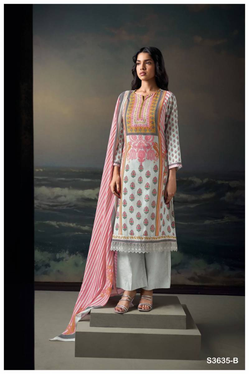 Ganga Diora Mul Printed Salwar Kameez Collection