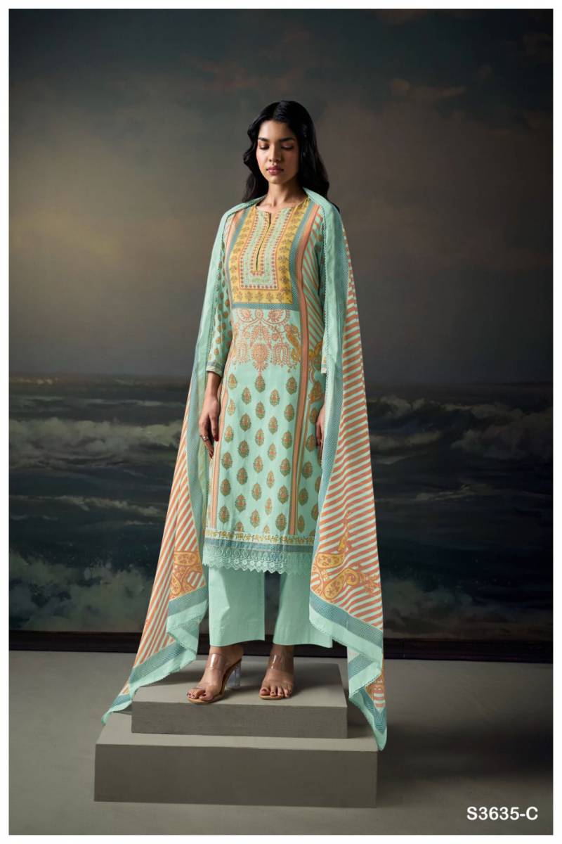 Ganga Diora Mul Printed Salwar Kameez Collection