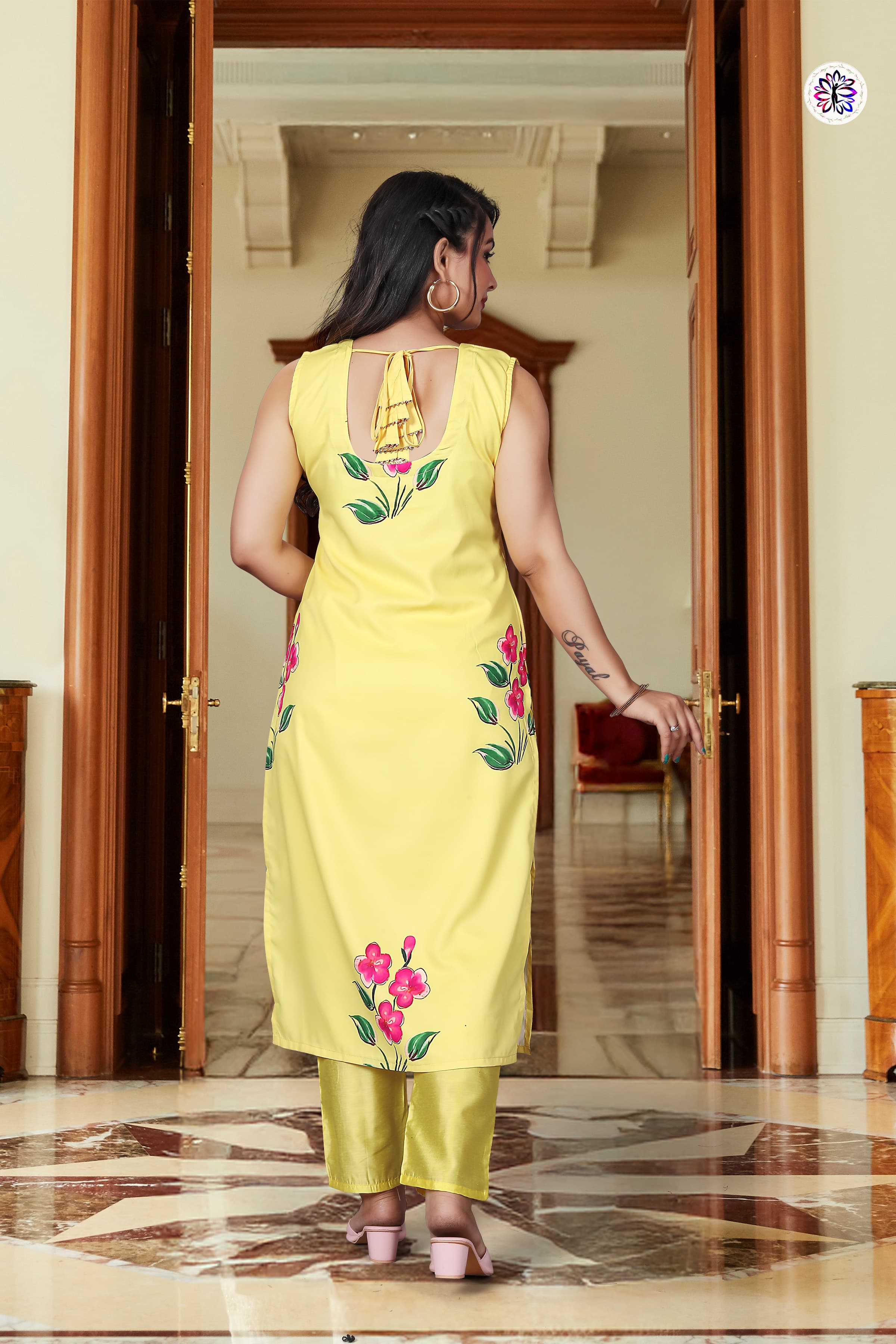 Lekha KL 226 Viscose French Crepe Printed Kurti Bottom With Dupatta