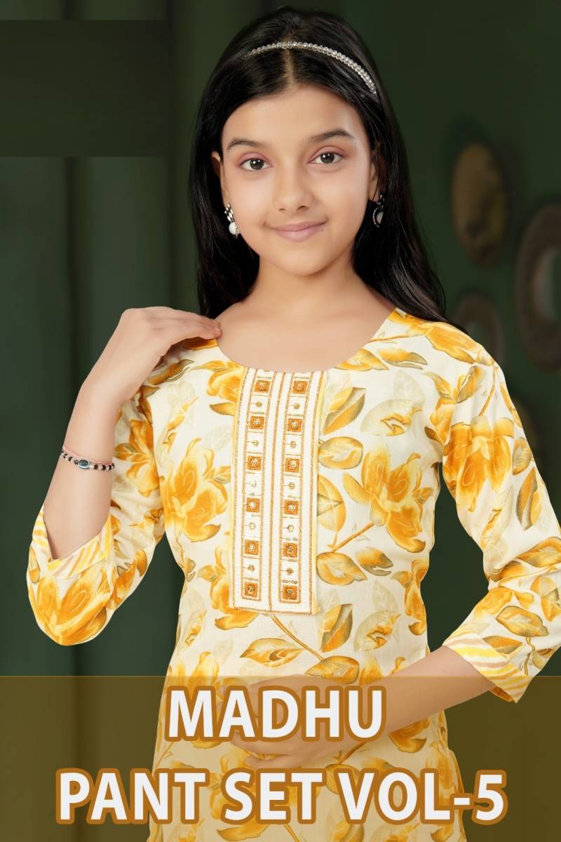 Madhu Pant Set Vol 5 Capsule Printed Kids Wear Collection