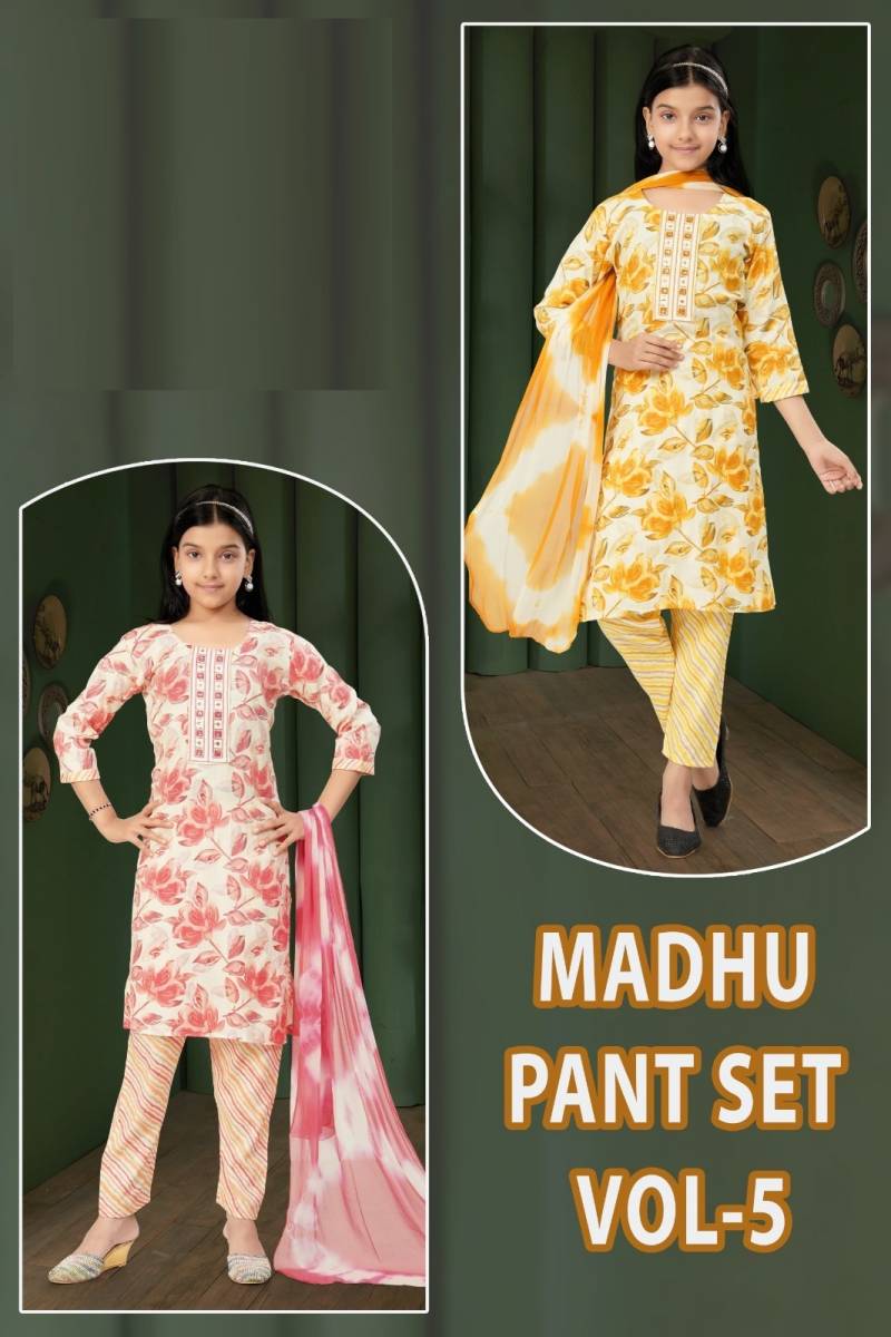 Madhu Pant Set Vol 5 Capsule Printed Kids Wear Collection