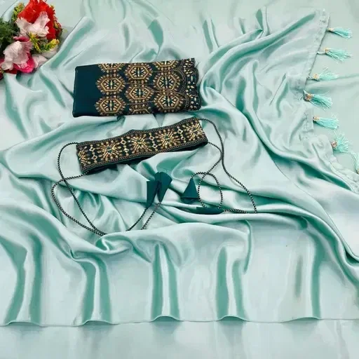 Moda Magic Vol 2 Satin Embroidered Festive Wear Sarees Collection
