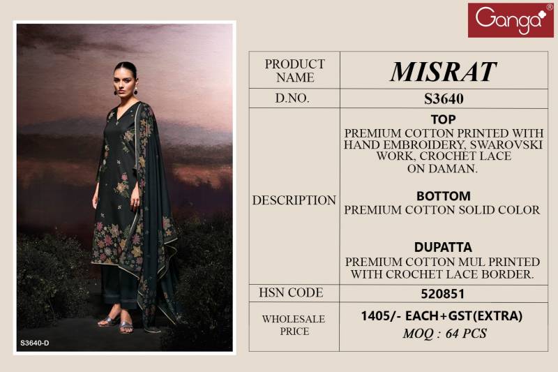 Ganga Misrat Cotton Printed Salwar Kameez Collection
