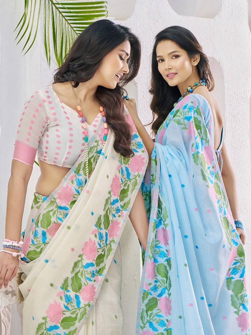 Rajpath Gulabi Silk Fancy Linen Silk Saree Collection