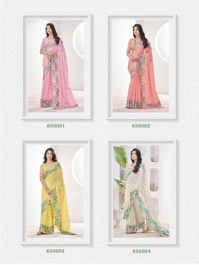 Rajpath Gulabi Silk Fancy Linen Silk Saree Collection