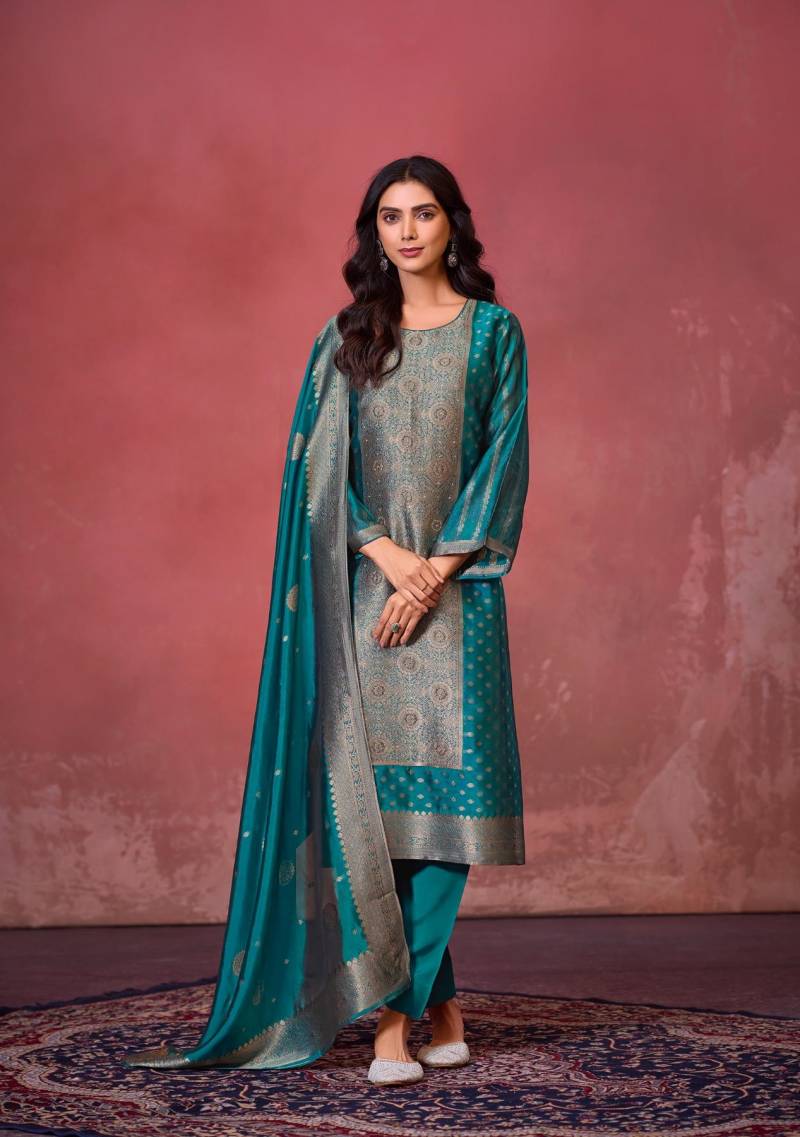 Ibiza Samia Banglory Silk Jacquard Salwar Kameez Collection