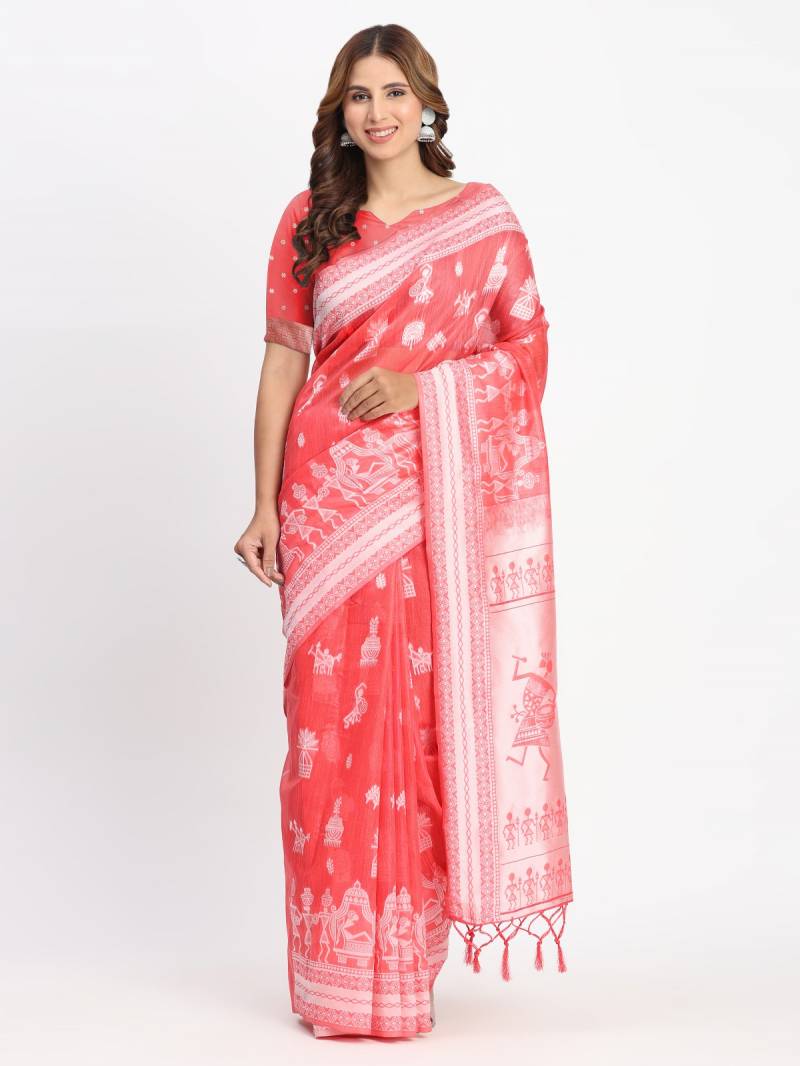 Ast Varnika Vol 2 Tradtional Wear Linen Cotton Fancy Sarees Collection