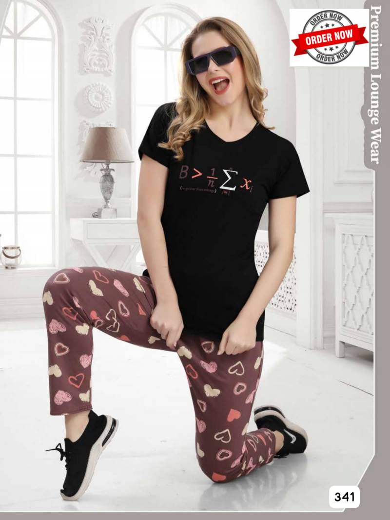Summer Special Vol Dn 341 Hosiery Cotton Printed Night Suits Collection