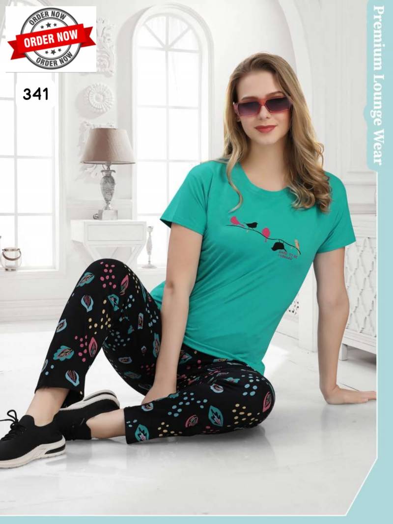 Summer Special Vol Dn 341 Hosiery Cotton Printed Night Suits Collection