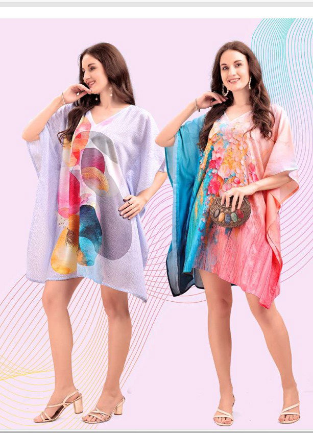 Jisha Kaftan Cotton Kurti Vol 1 Printed Afghani Cotton Kaftans Collection