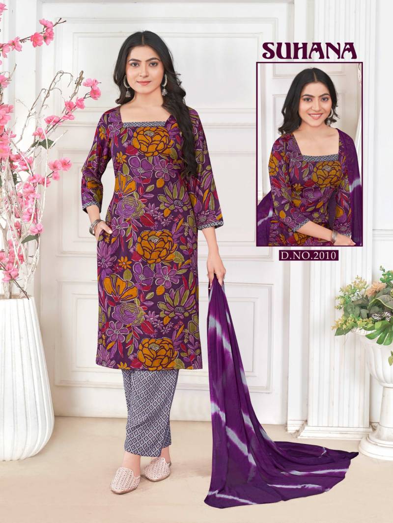 Ganesha Suhana Vol 2 Capsule Rayon Printed Readymade Suit