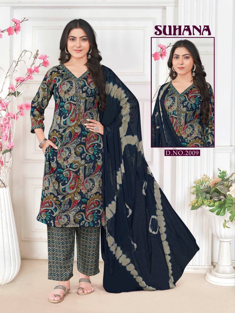 Ganesha Suhana Vol 2 Capsule Rayon Printed Readymade Suit