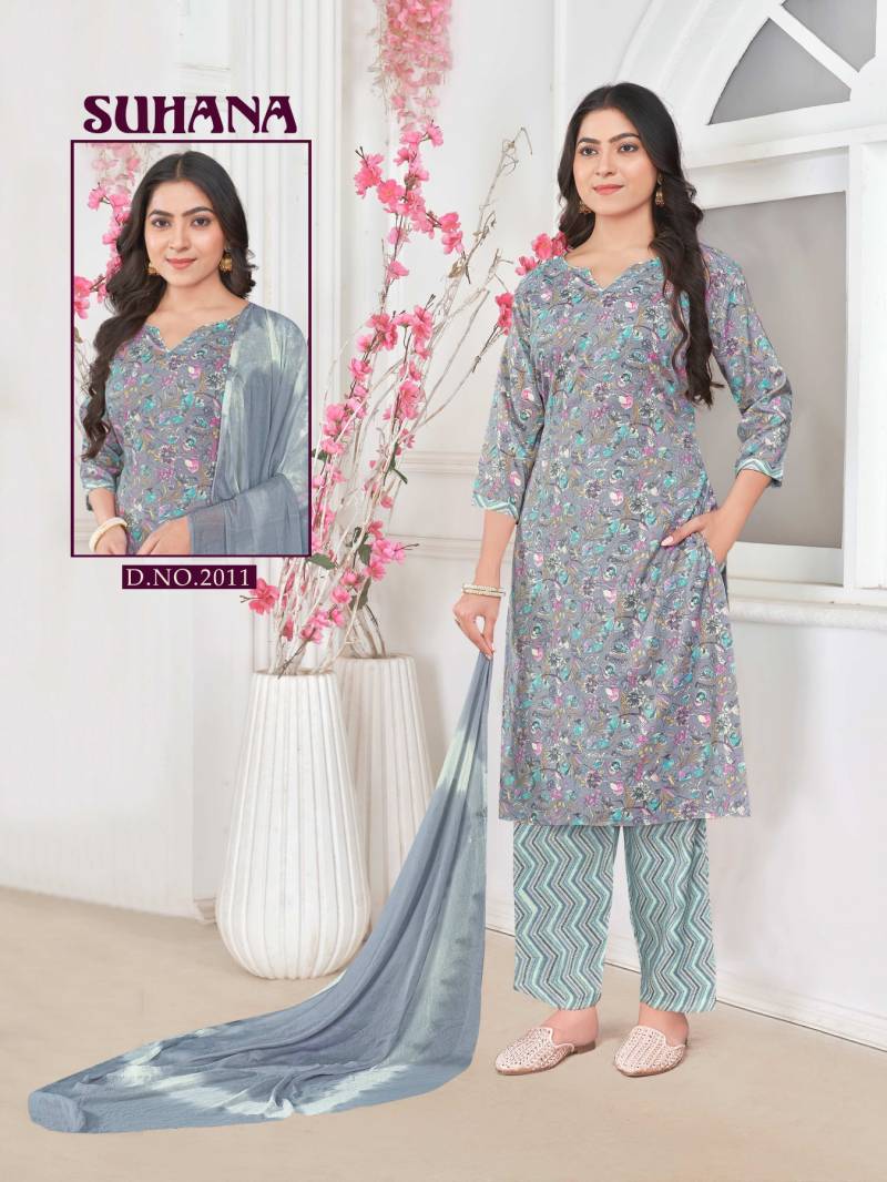 Ganesha Suhana Vol 2 Capsule Rayon Printed Readymade Suit