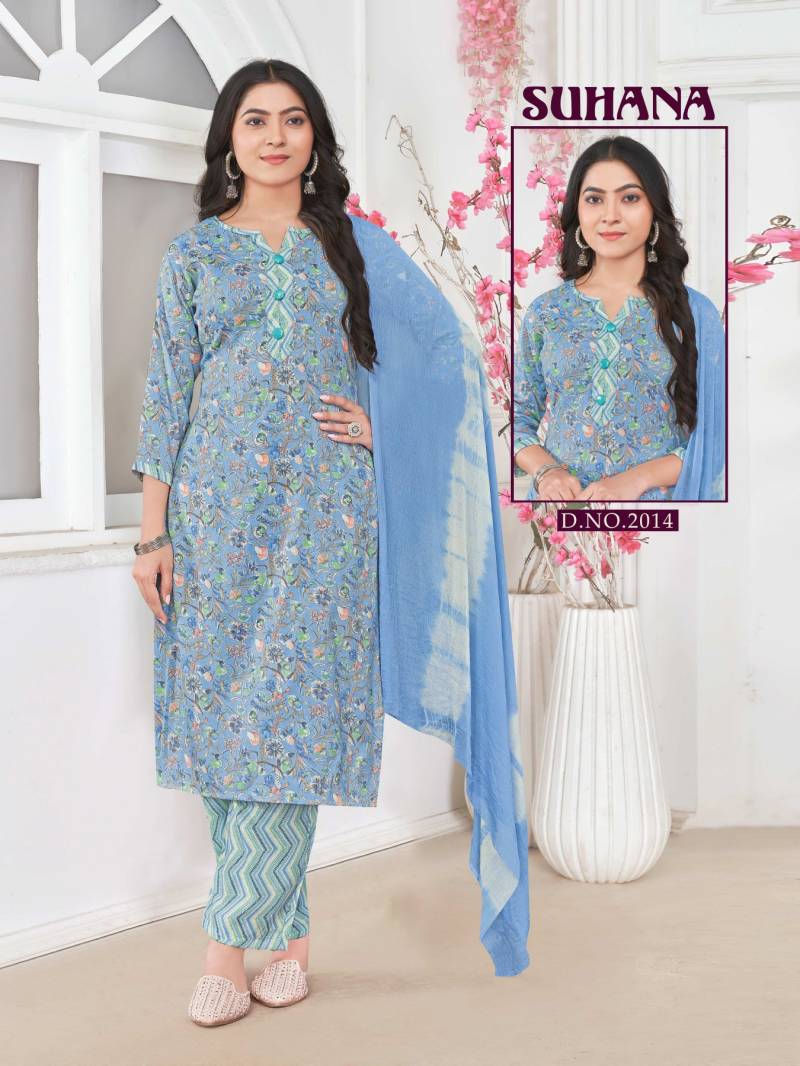 Ganesha Suhana Vol 2 Capsule Rayon Printed Readymade Suit