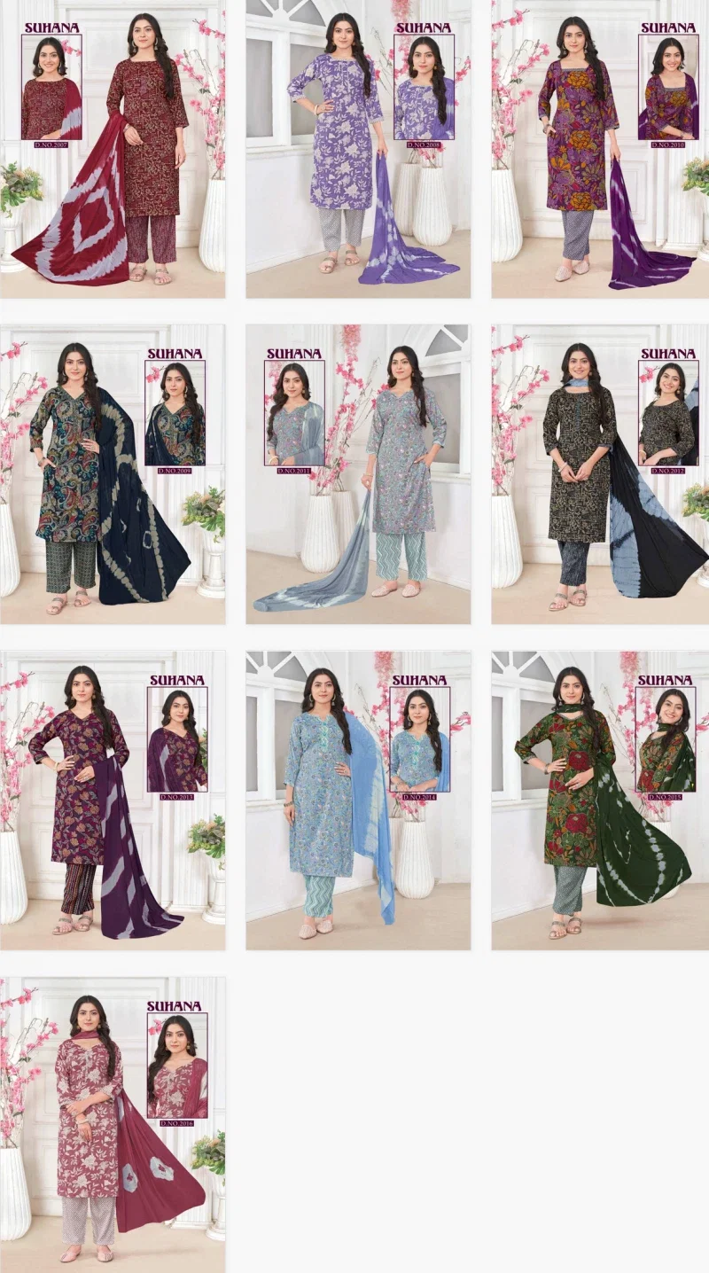 Ganesha Suhana Vol 2 Capsule Rayon Printed Readymade Suit