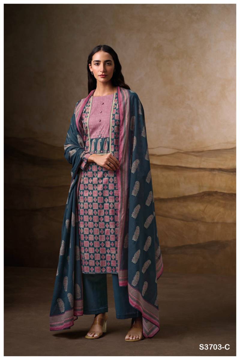Ganga Naiara Cotton Printed Salwar Kameez Collection