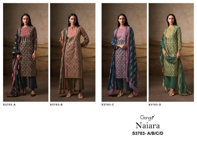 Ganga Naiara Cotton Printed Salwar Kameez Collection