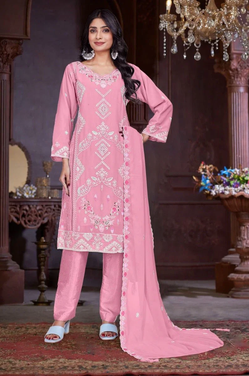 Florent 1037 A To D Georgette Pakistani Salwar Kameez