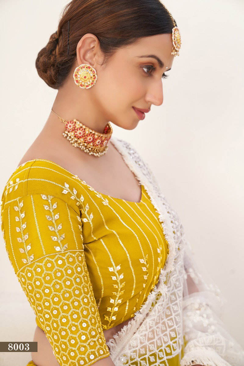 Aawiya Siya Vol 1 Georgette Sequins Embroidery Lehenga Choli
