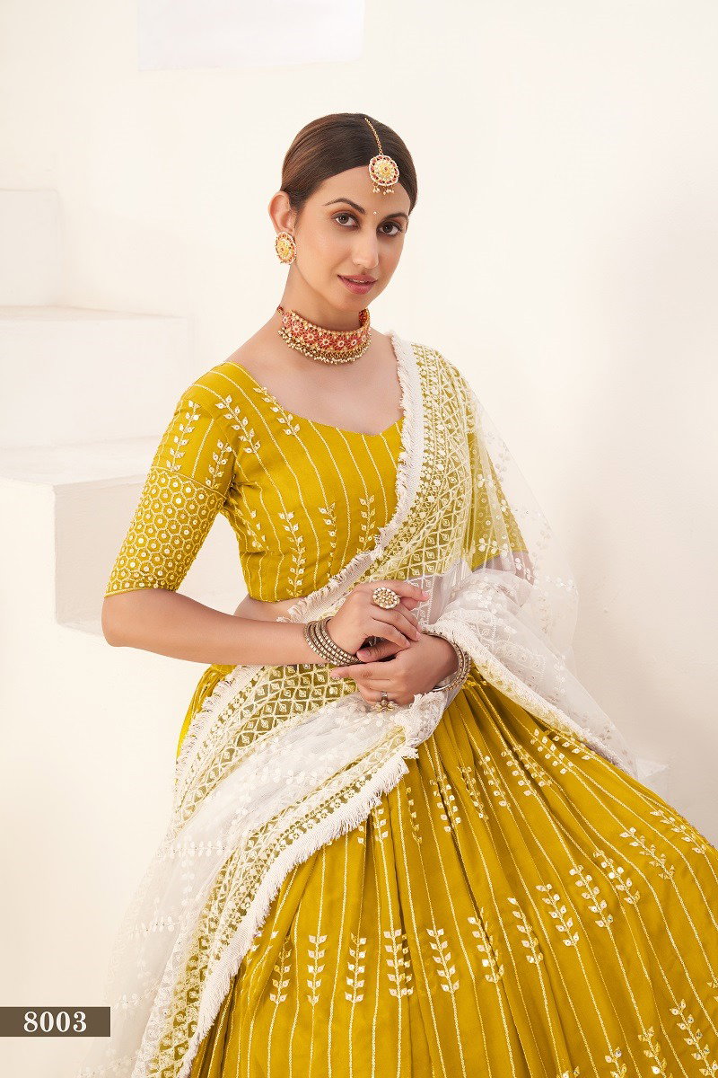 Aawiya Siya Vol 1 Georgette Sequins Embroidery Lehenga Choli