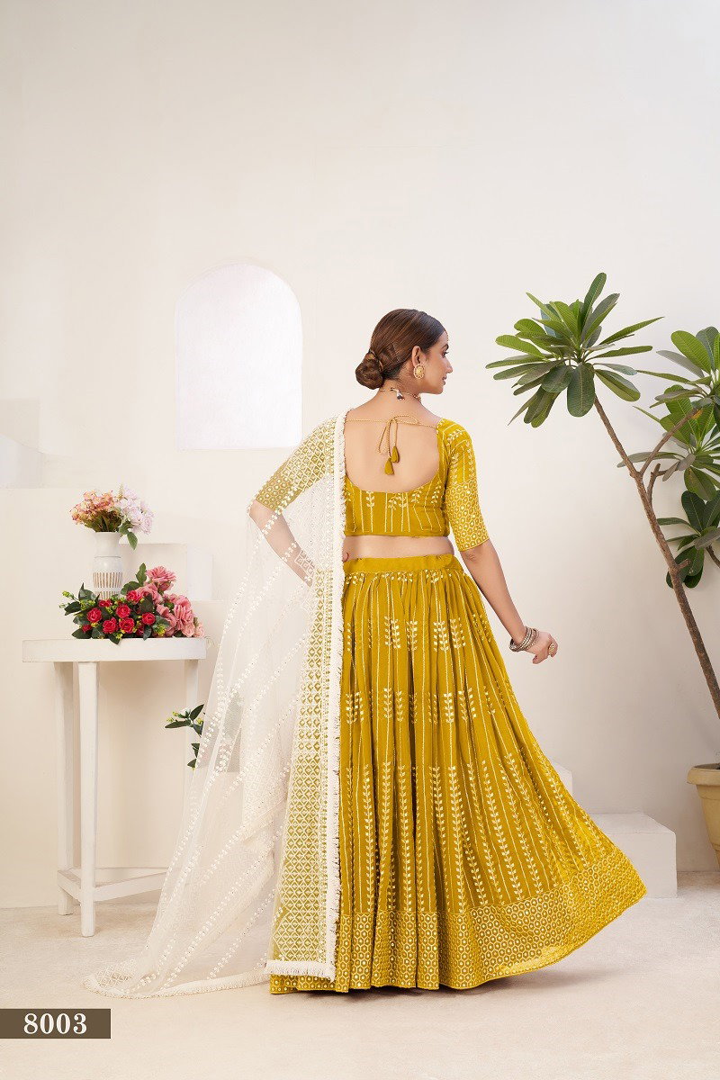 Aawiya Siya Vol 1 Georgette Sequins Embroidery Lehenga Choli