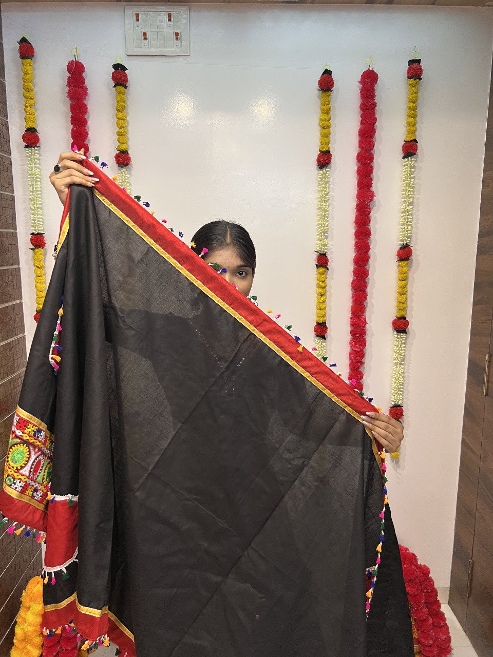 Aawiya Rajwadi Vol 8 D no. 7054 Cotton Silk Gamthi Work Lehenga Choli