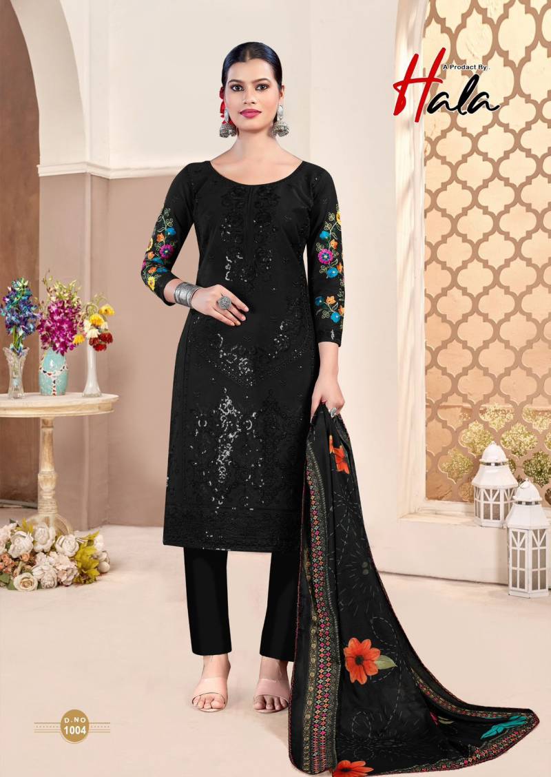 Hala Tabeer Edition 24 Cambric Lawn Embroidery Dress Material