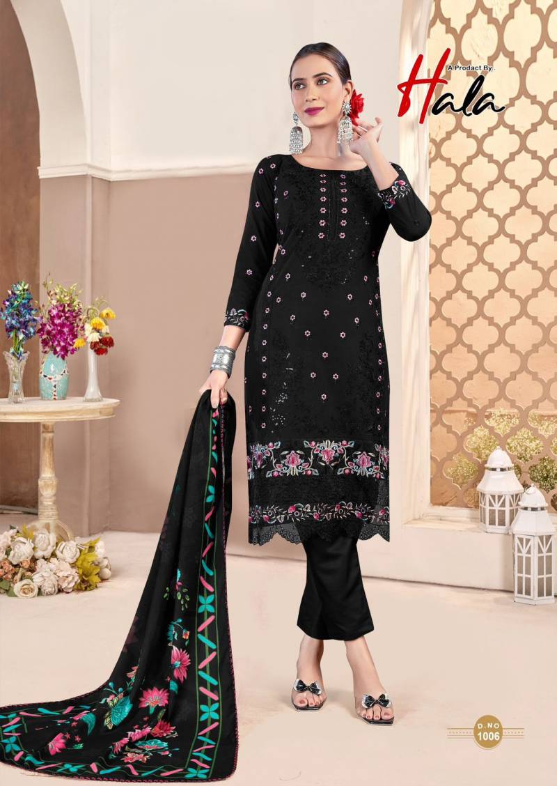 Hala Tabeer Edition 24 Cambric Lawn Embroidery Dress Material