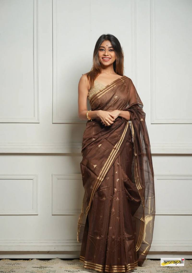 Banarasi 40188 Traditional Wear Linen Fancy Sarees Collection