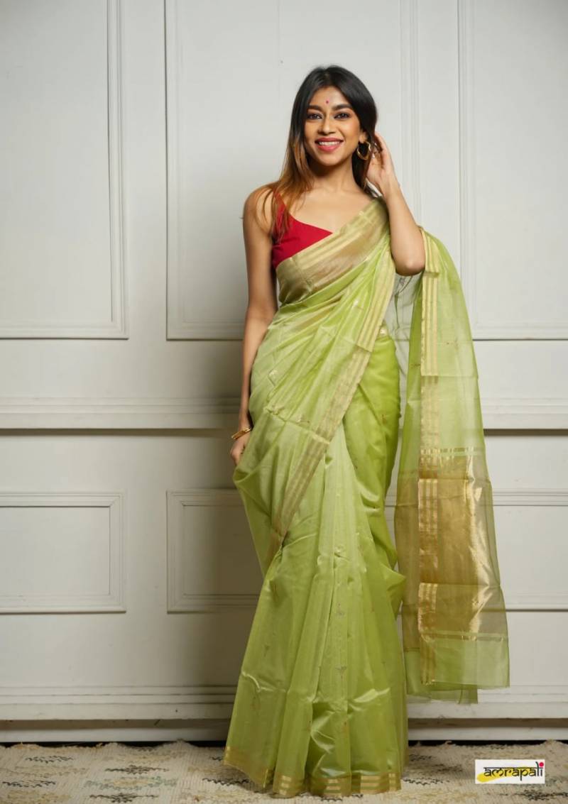 Banarasi 40188 Traditional Wear Linen Fancy Sarees Collection