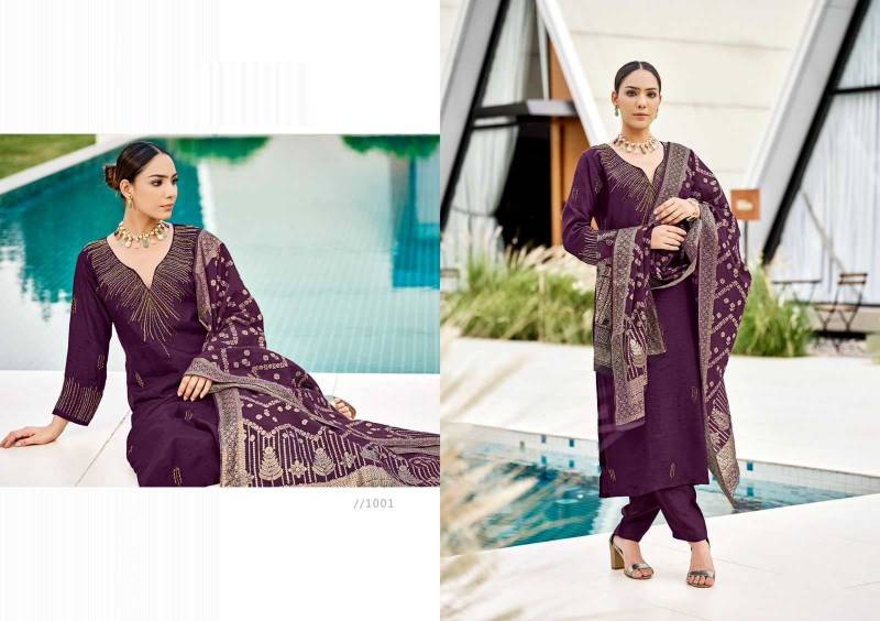 Lar Khwaish Vol 1 Dola Silk Fancy Salwar Kameez Collection